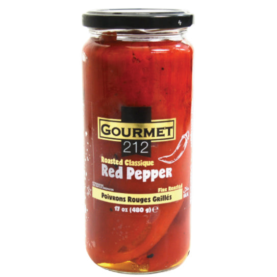 Gourmet212 Roasted Red Pepper 500cc Jar