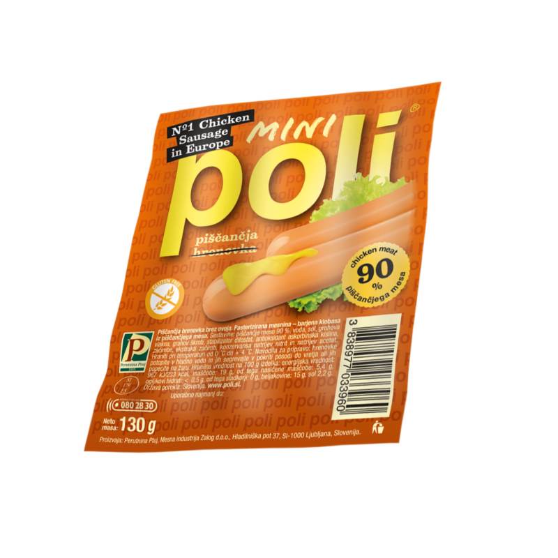 Poli Mini Frankfurter 130g
