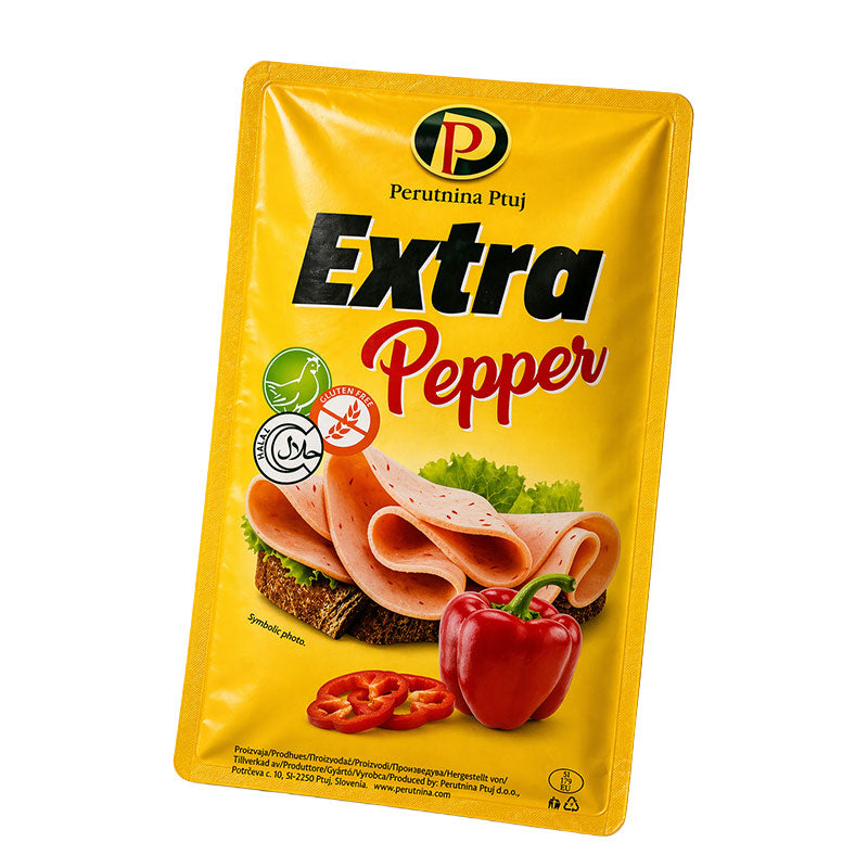 Perutnina Extra Sliced with Pepper 150g