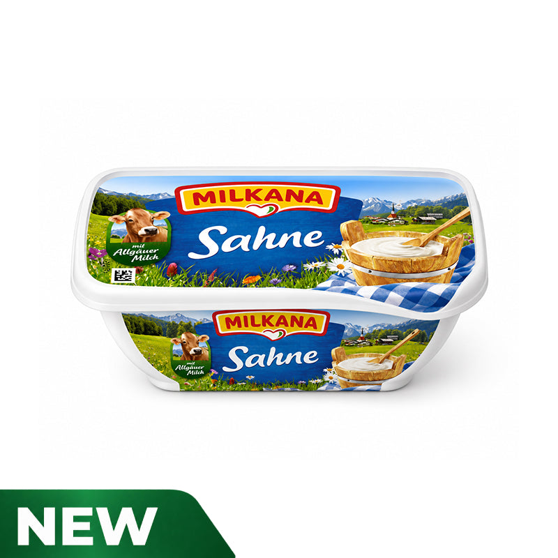 Milkana Cream processed cheese, pack of 190 g (Schmelzk?se 190g)