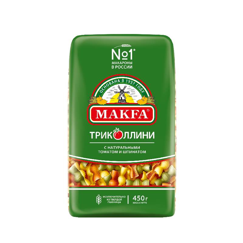 Makfa Tricollini Scrolls Pasta 450g