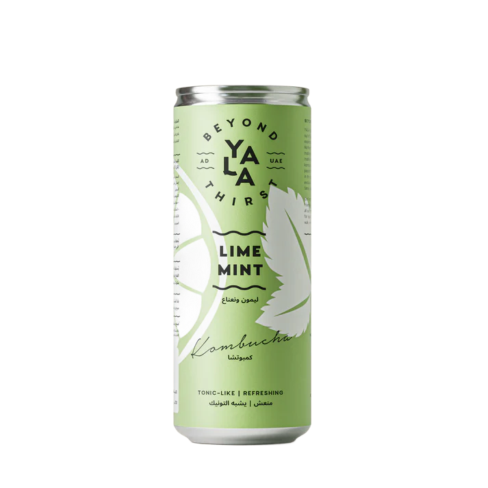 YALA Lime & Mint Can Kombucha 250ml