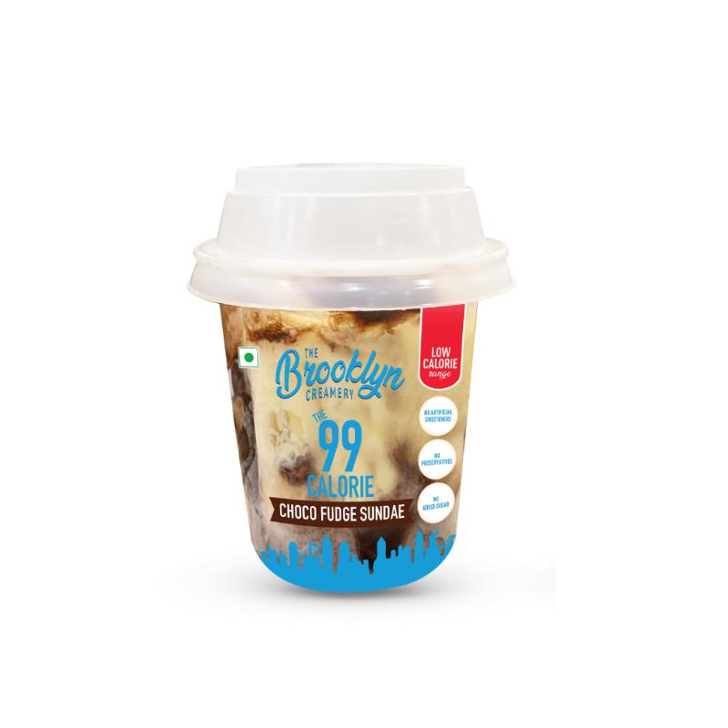 The Brooklyn Creamery Choco Fudge Sundae 99 calorie