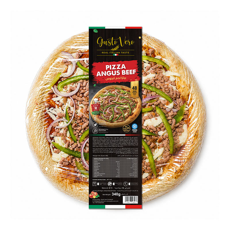 PIZZA ANGUS BEEF 340g