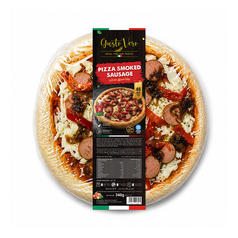 PIZZA SMOKED SUJUK 340g