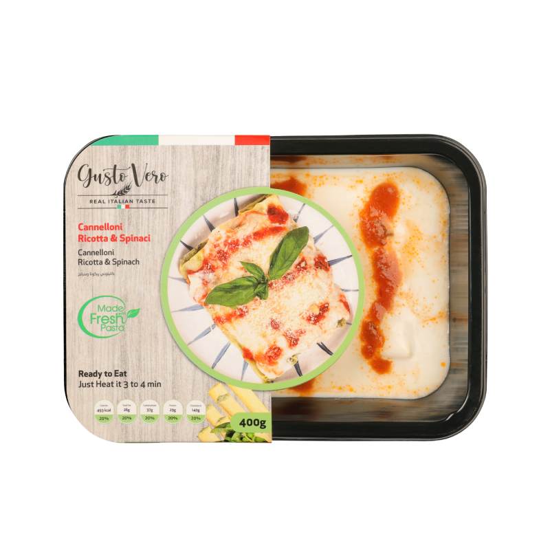 Gusto Vero Cannelloni Ricotta & Spinach Pasta