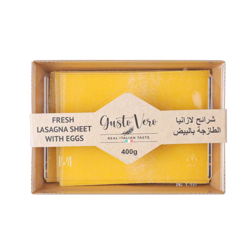 Gusto Vero Fresh Lasagna Sheet with Eggs 300g
