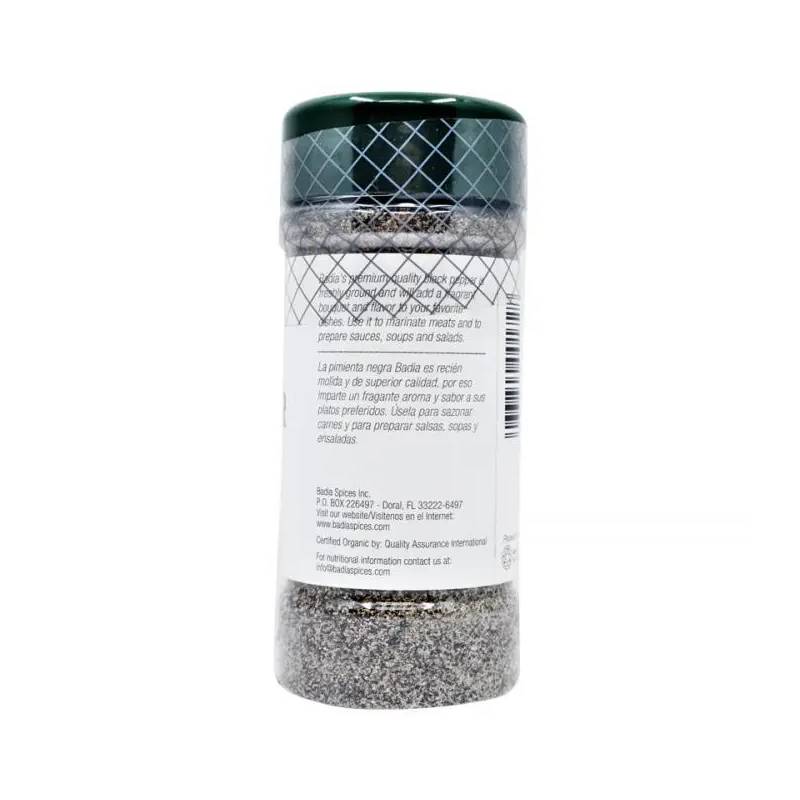 Badia Organic Ground Black Pepper 56.7g