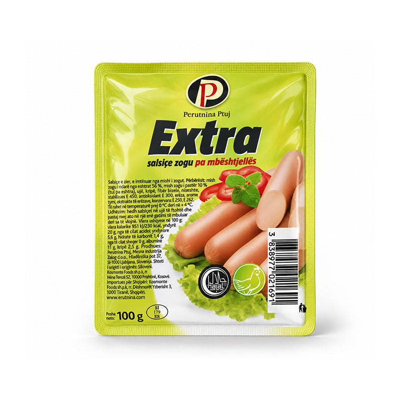 Perutnina Extra Chicken Frankfurter 100g