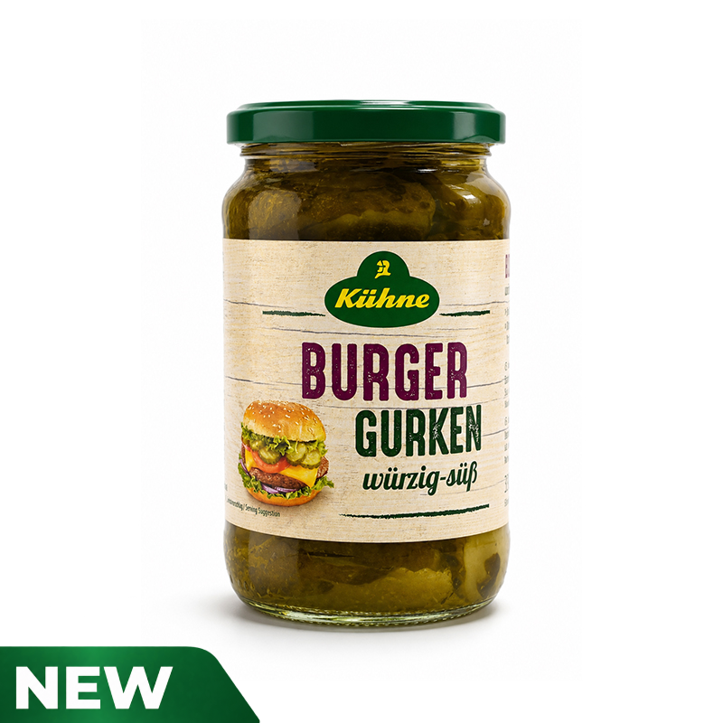 K?hne Burger Cucumbers 330g