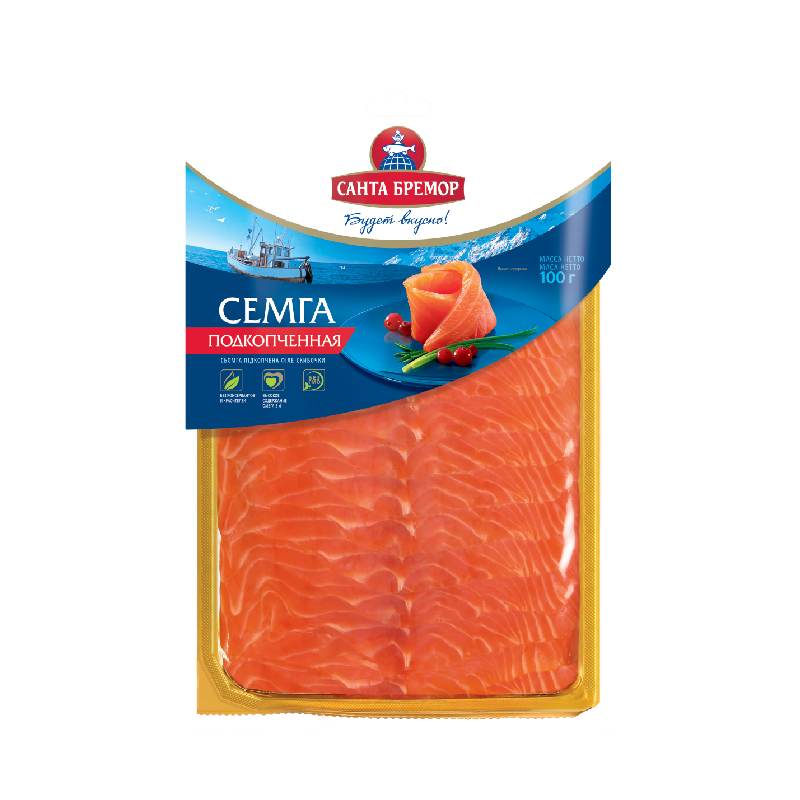 Santa-Bremor Soft Smoked Salmon Fillet Slices