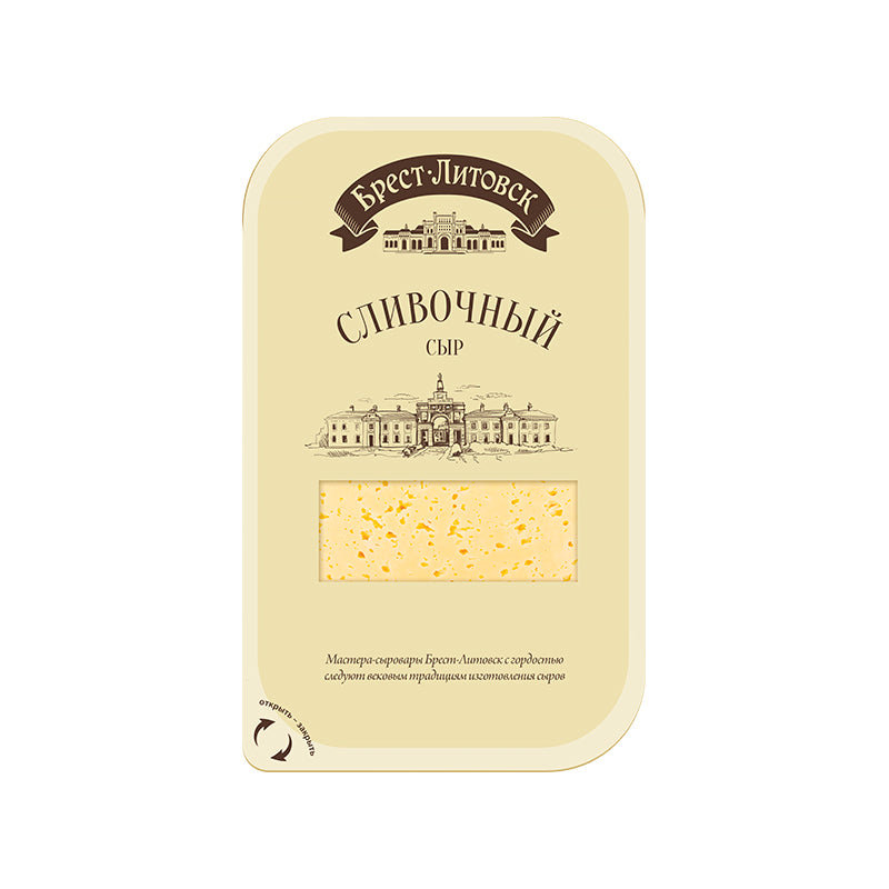 Savushkin Cream Semi-Hard Cheese 50% 130g