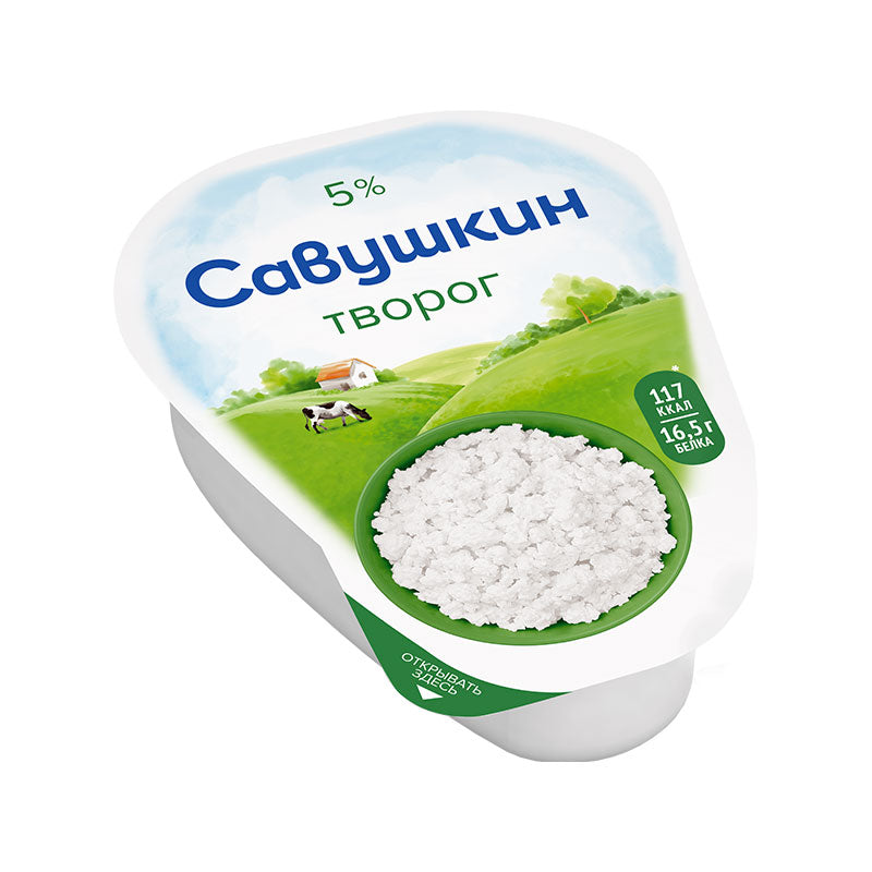 Savushkin Cottage Cheese 1% 180g