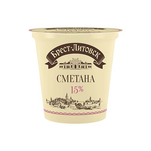 Savushkin Sour Cream 15% 300g