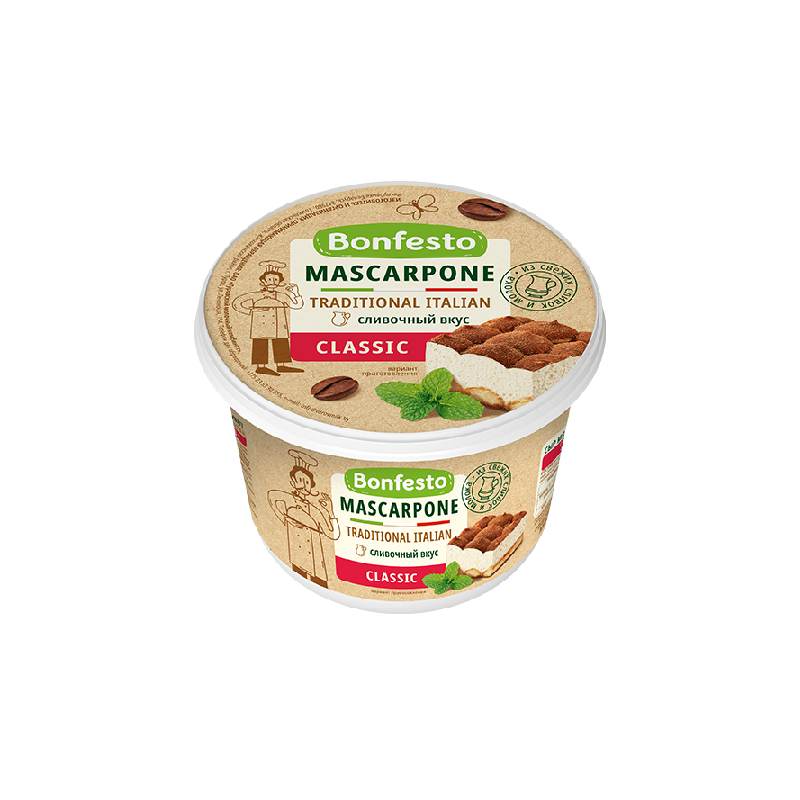 Bonfesto Mascarpone Cheese Classic 78% 500g