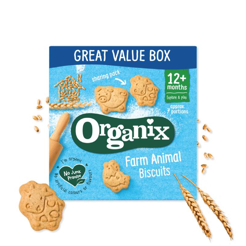 Organix Animal Shape Biscuits 100g