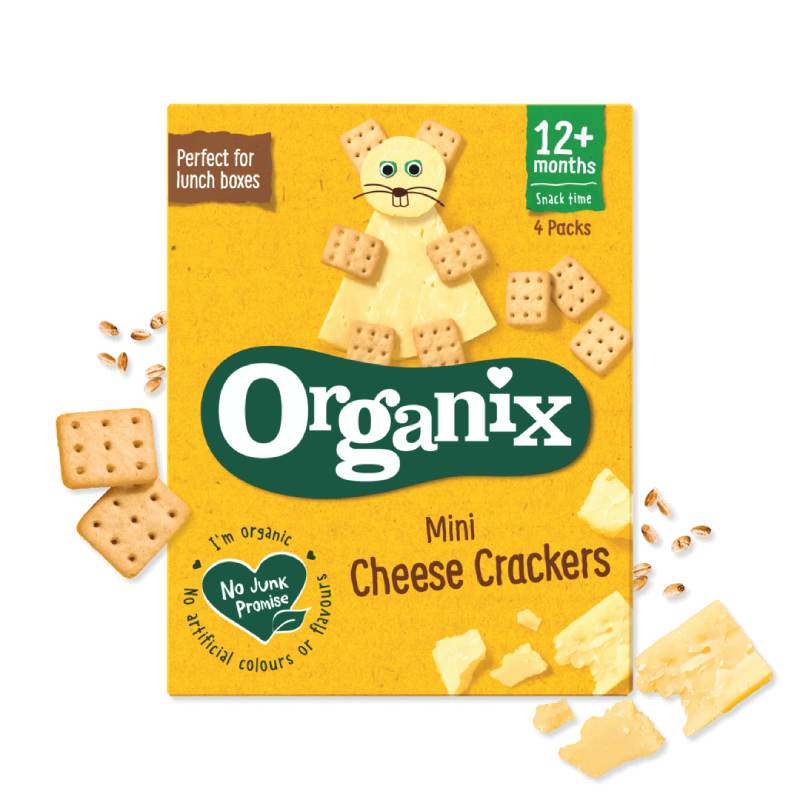 Organix Mini Cheese Crackers 80g