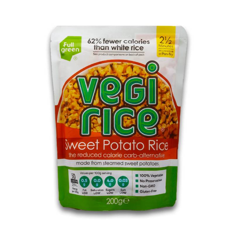 Full Green Vegi Rice Riced Sweet Potato 200g