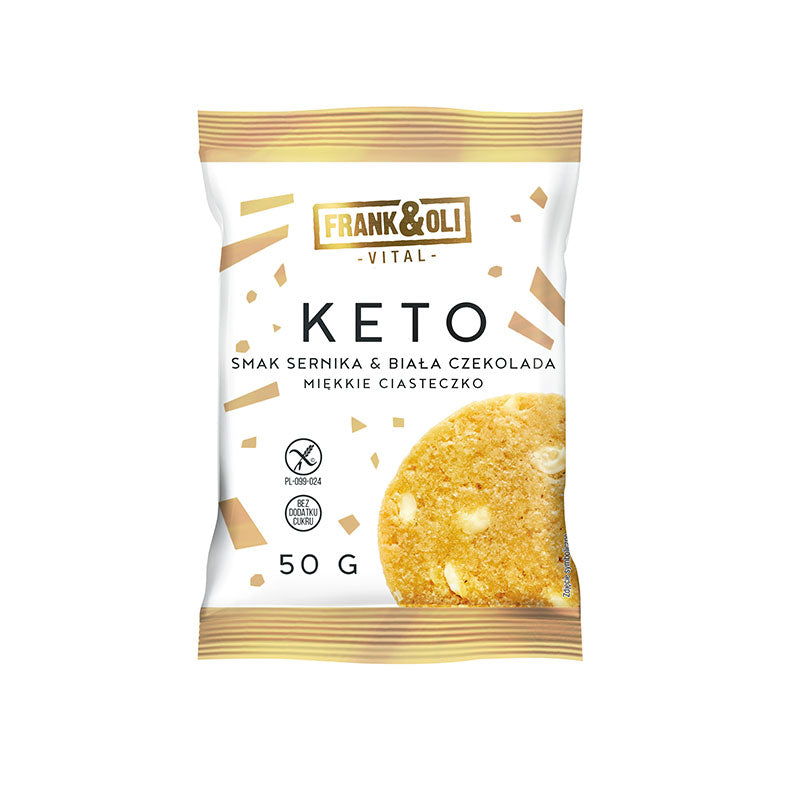 Soft Cookie Keto White Chocolate & Cheesecake