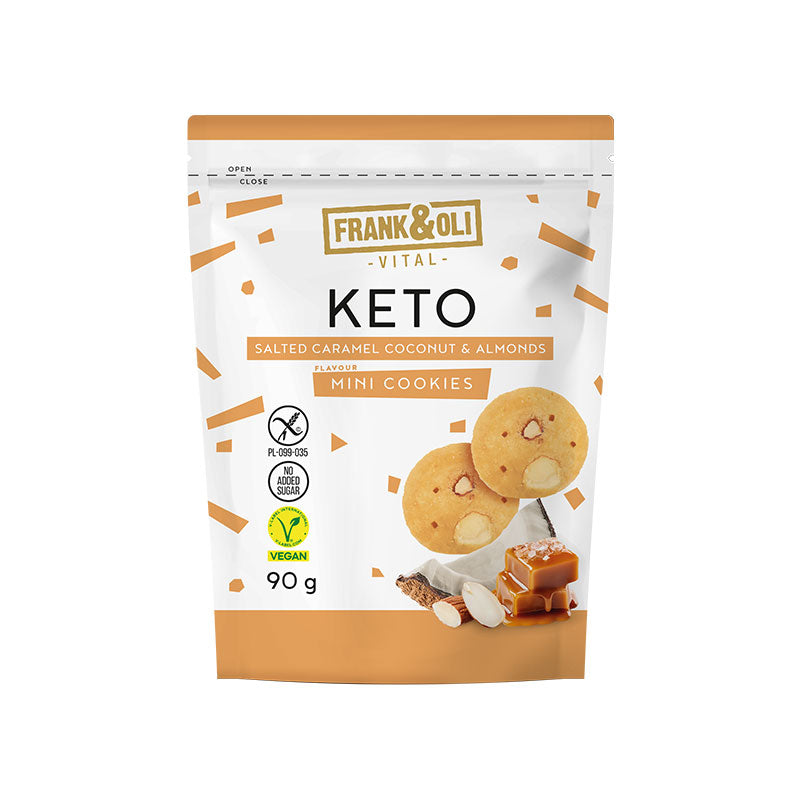 Keto Mini Cookies Salted Carmel Coconut & Almond