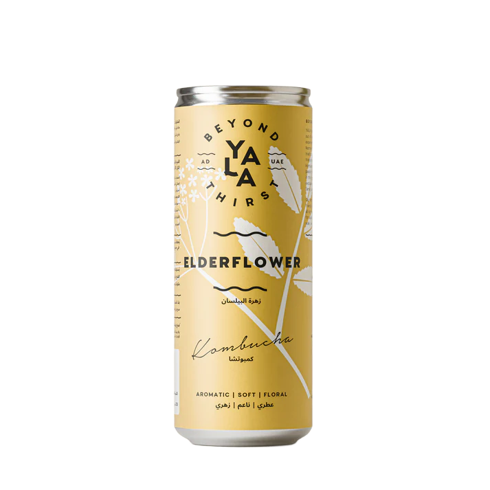 YALA Elderflower Can Kombucha 250ml