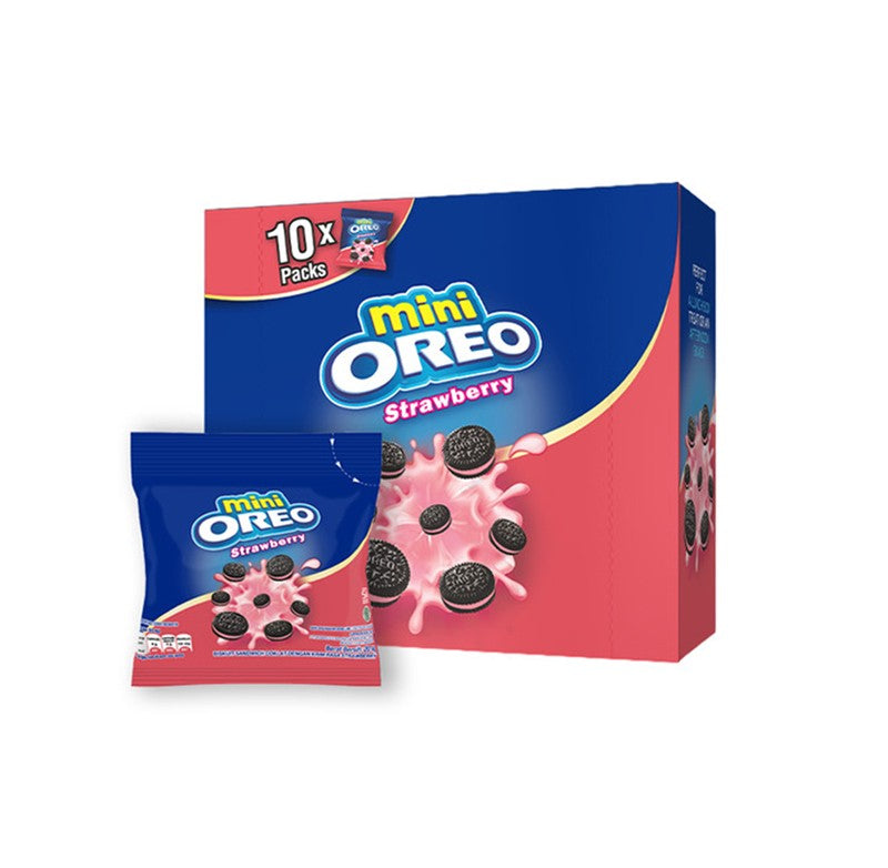 Oreo Mini Strawberry Pouch 204g