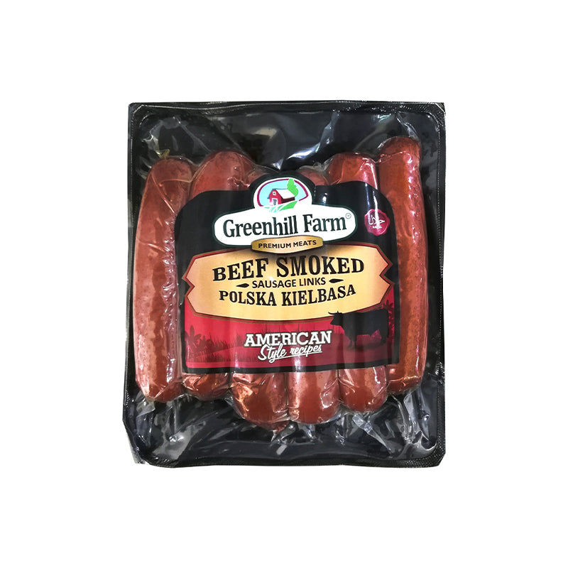 Green-Hill-Farm Beef Polska Kielbasa Smoked Sausage Links