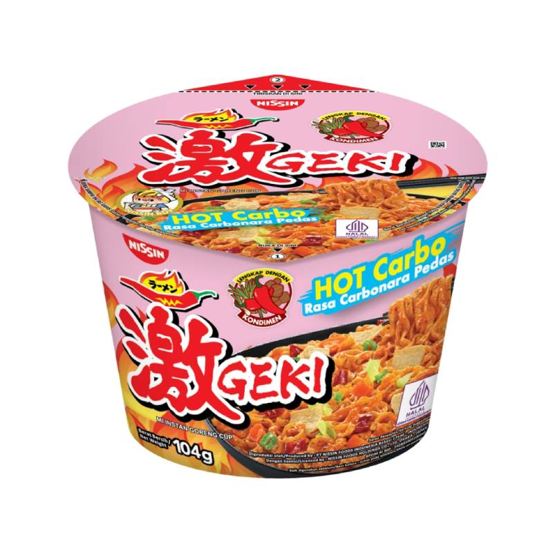Nissin Geki Bowl Hot Carbonara 104g