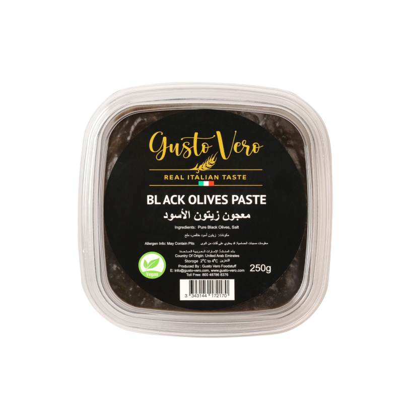 Gusto Vero Black Olive Paste