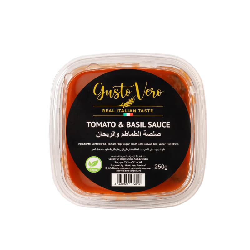 Gusto Vero Tomato & Basil Sauce