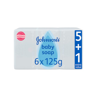 Johnson's Baby Soft Soap White (5+1) x 125g