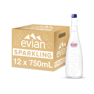 Evian Sparkling Water 12x750ml