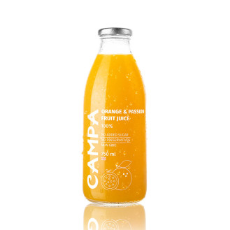 Campa Orange-Passion Fruit Juice 100% 750ml