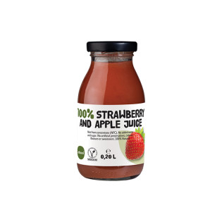 Zdravo Organic Strawberry and Apple Juice 100% 200ml