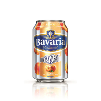 Bavaria Non Alcoholic Drink Peach Can 330ml x 6pcs
