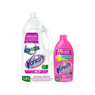 Vanish Stain Remover White 1.8L + 500ml Pink