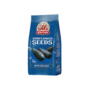 Martin Roasted black Sunflower seeds salted 100g