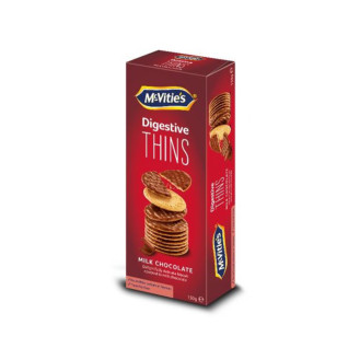 Mcvities Thins Milk Chocolate 150g