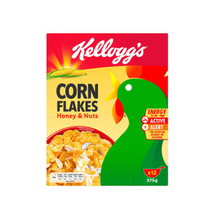 Kellogg's Honey and Nuts Corn Flakes 375g