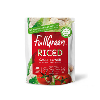 Fullgreen Cauli Rice Flavoured with Tomato Garlic & Herbs 200g