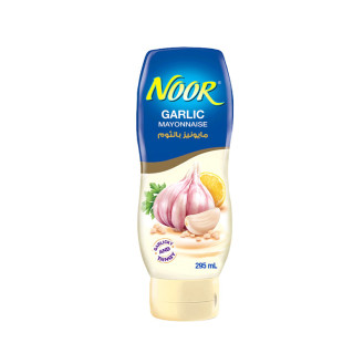 Noor Mayonnaise Garlic Squeeze 295ml