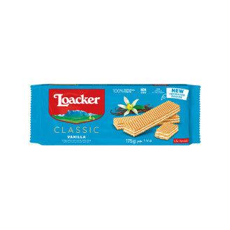 Loacker Classic Vanilla Wafers 175g