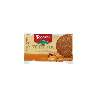 Loacker Tortina peanut 21g