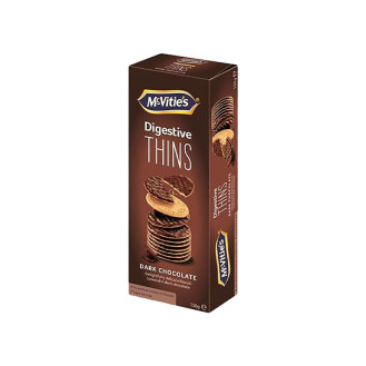 Mcvities Thins Dark Chocolate 150g