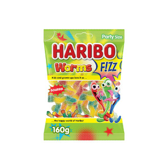 Haribo Worms Fizz 160g
