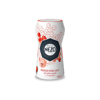 Nezo Fine Table Salt Iodized Bottle 12 x 600g