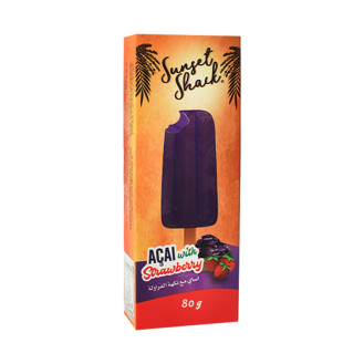 Sunset Shack Acai Sticks with Strawbery  80g