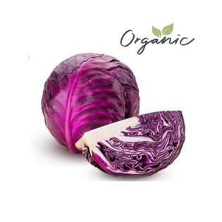 Organic Cabbage Red India 1kg
