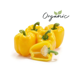 Organic Capsicum Yellow India 500g