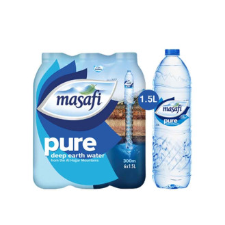 Masafi Bottled Drinking Water 1.5L Pack of 6